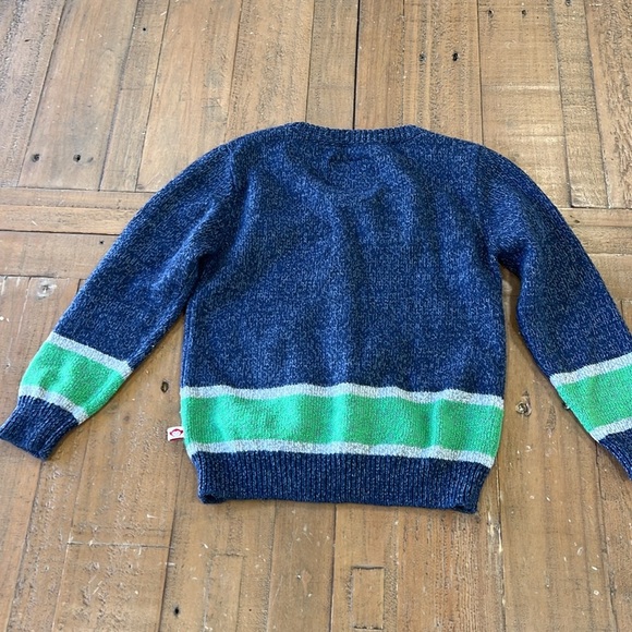 Appaman green stripe cardigan sweater - Picture 4 of 4